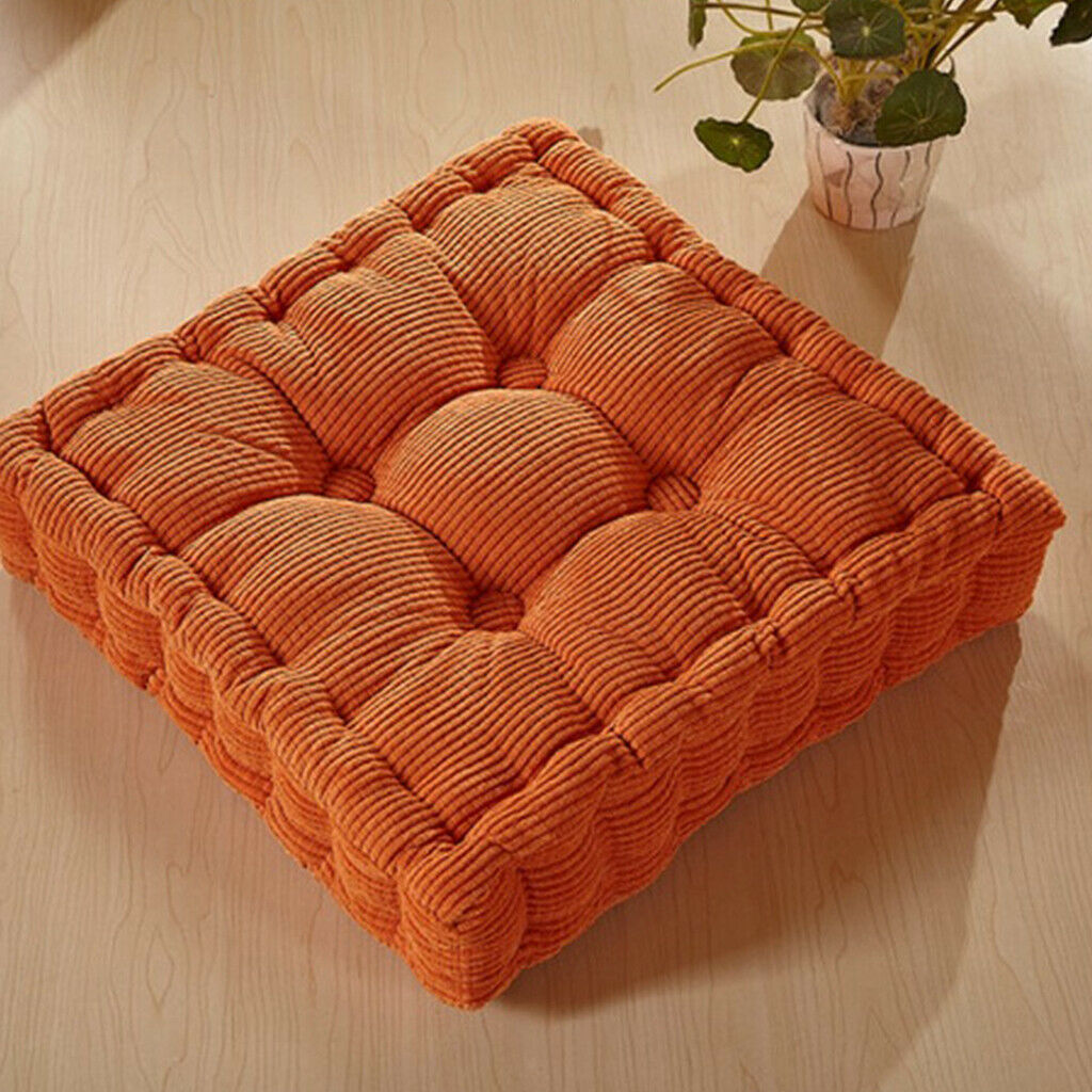 Cushion Seats Chair Pad Cushions Mat Patio Cushion Pad for Cafe -Orange