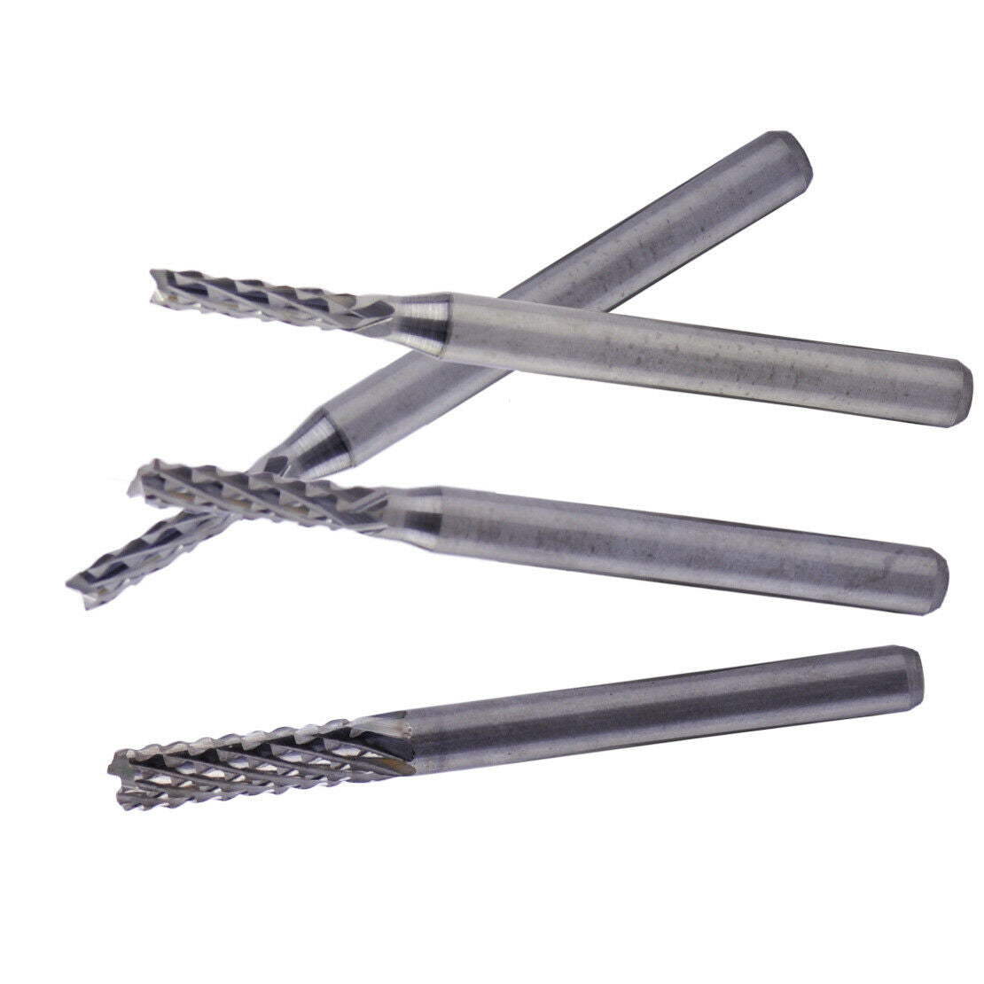 10pcs 0.8-3.175mm Tungsten Steel End Mill Engraving Bits CNC PCB Cutting Tool An