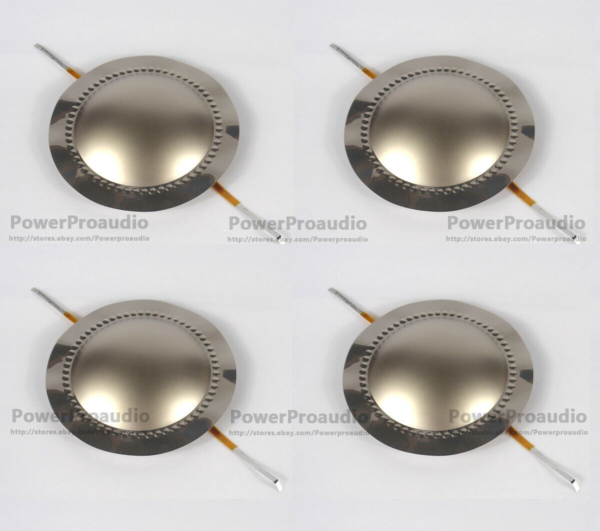 4PCS Voice coil 44.4mm 44.5mm Titanium Diaphragm Repair Kit dome Tweeters 8 ohm
