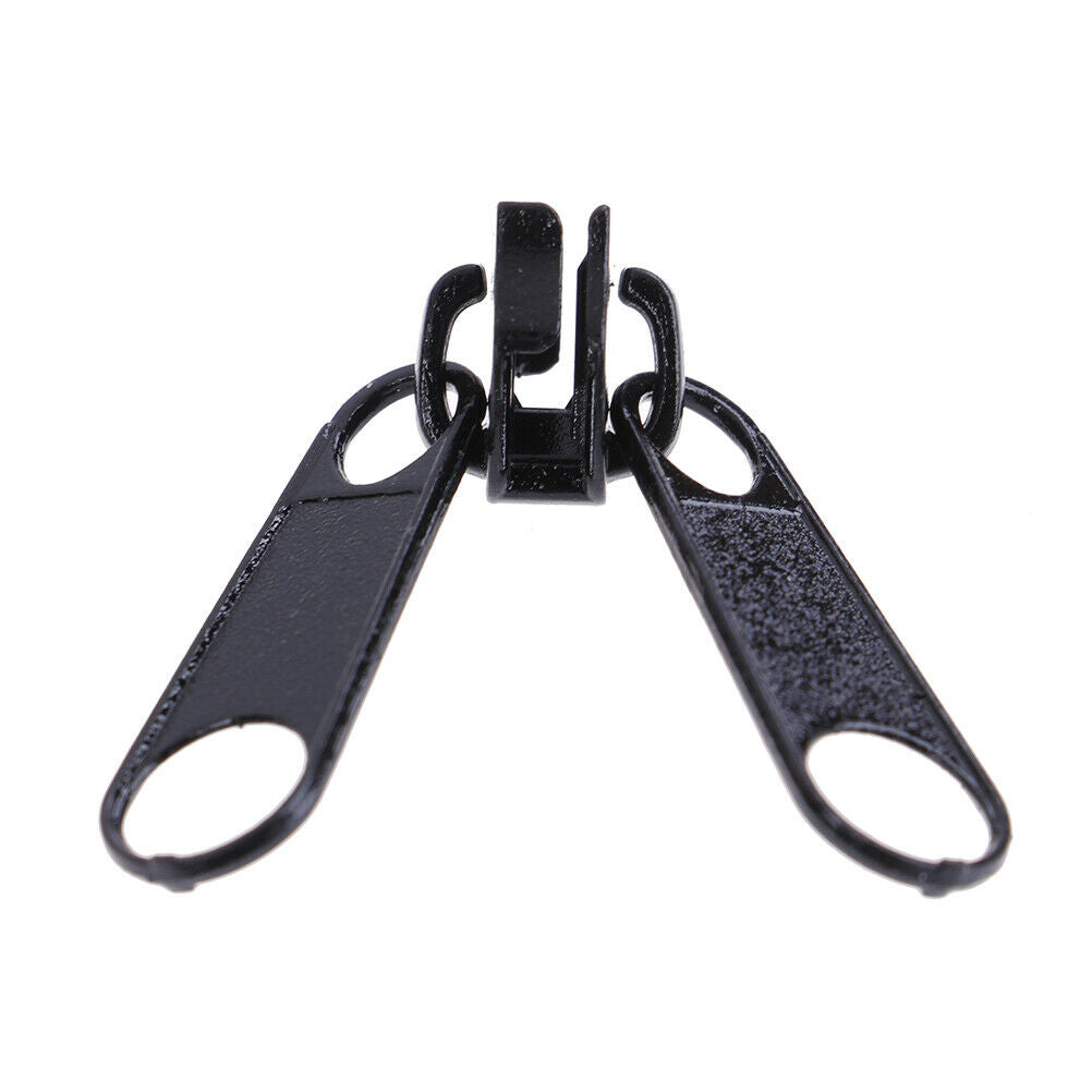 84Pcs Replacement zipper repair kit easy pull metal zipper heads install tdJ SJ