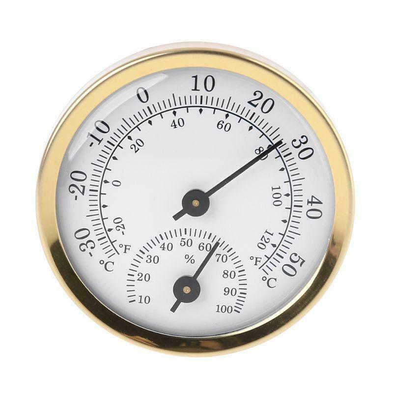 Indoor Analog Thermometer Hygrometer Humidity Temperature Gauge 58mm Household