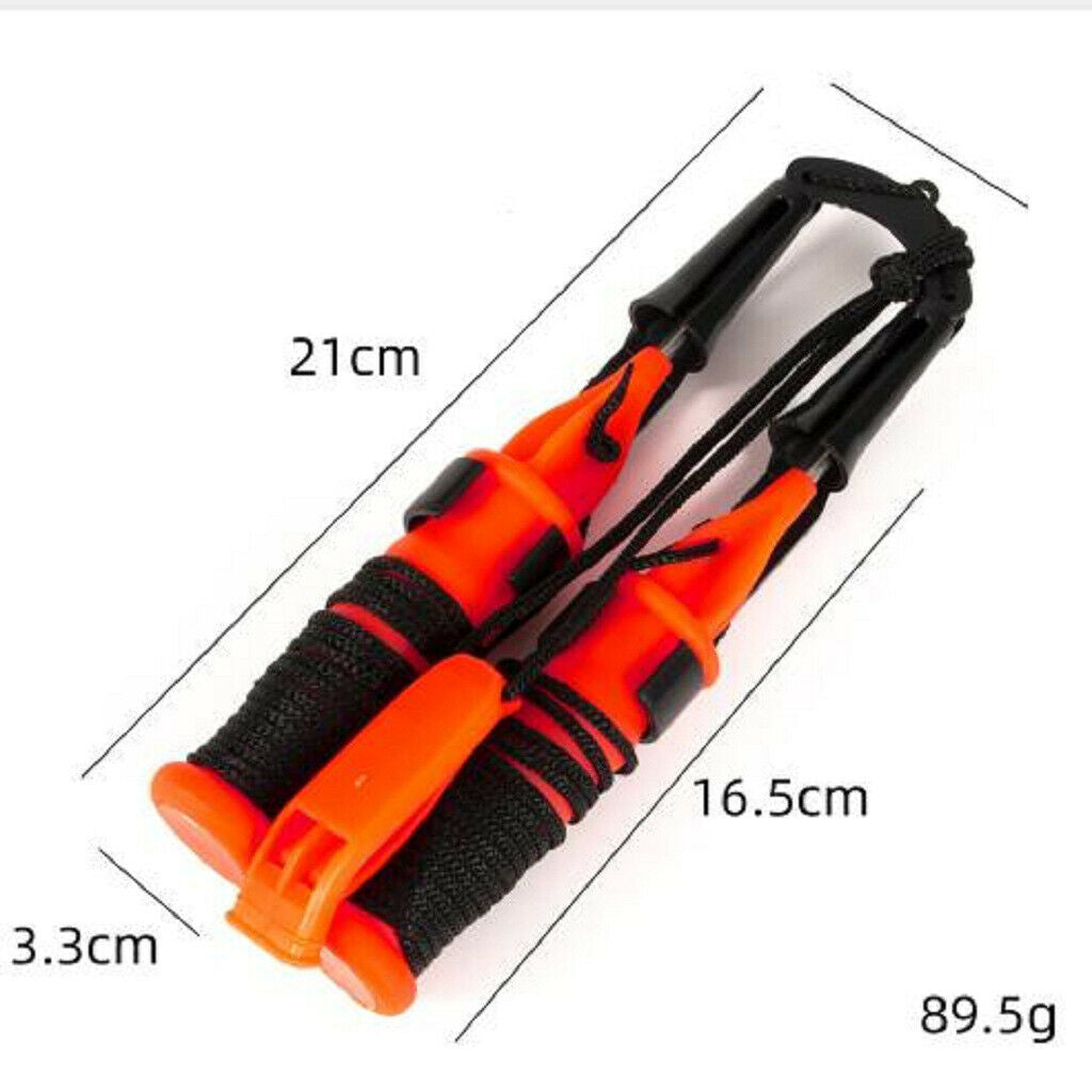 Ice Safety Picks Handheld Escape Spikes With Lanyard Come With Whistle