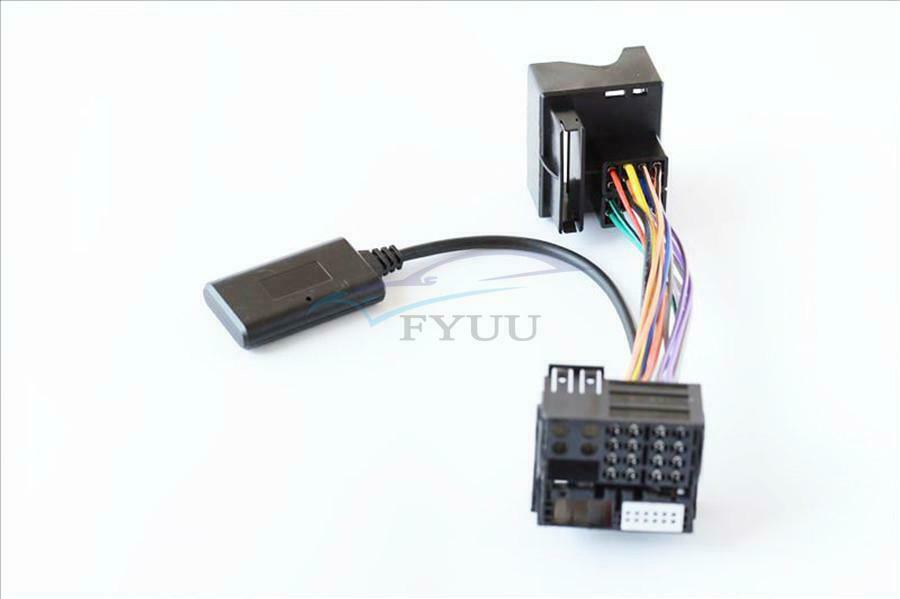 1PCS 12-pin Car Bluetooth Audio AUX Cable Adapter For BMW E60 E63 E64 E61 E62 CD