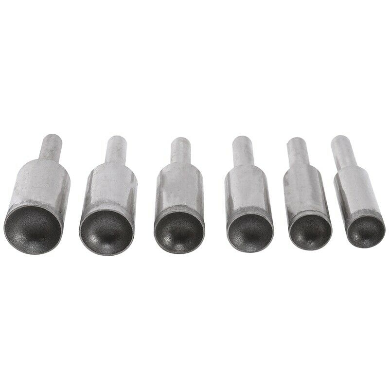 7Pcs/Set OD10-16mm Diamond Grinding Heads Cylindrical Wheel Ball Polishing TooF4
