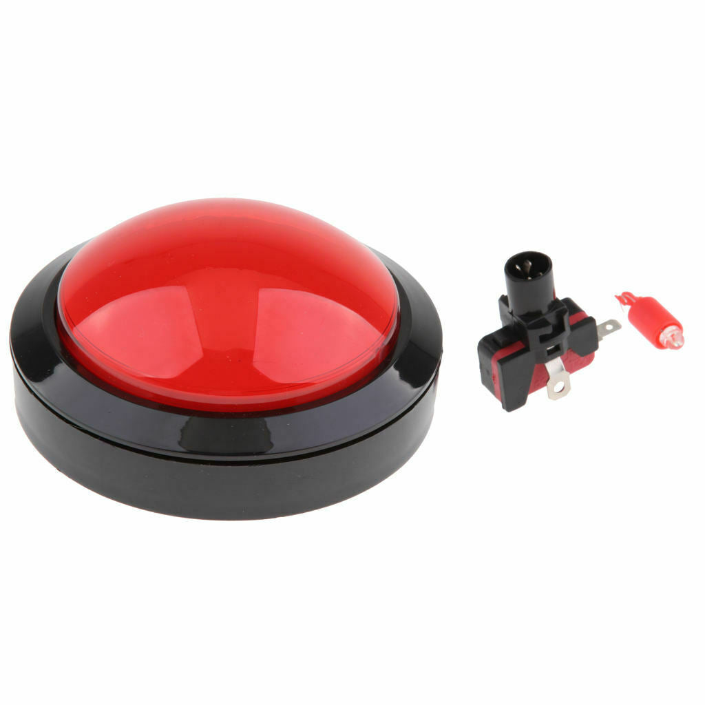 12V Red LED Lamp Triangle Automat Push Button, Arcade Machine Action Button