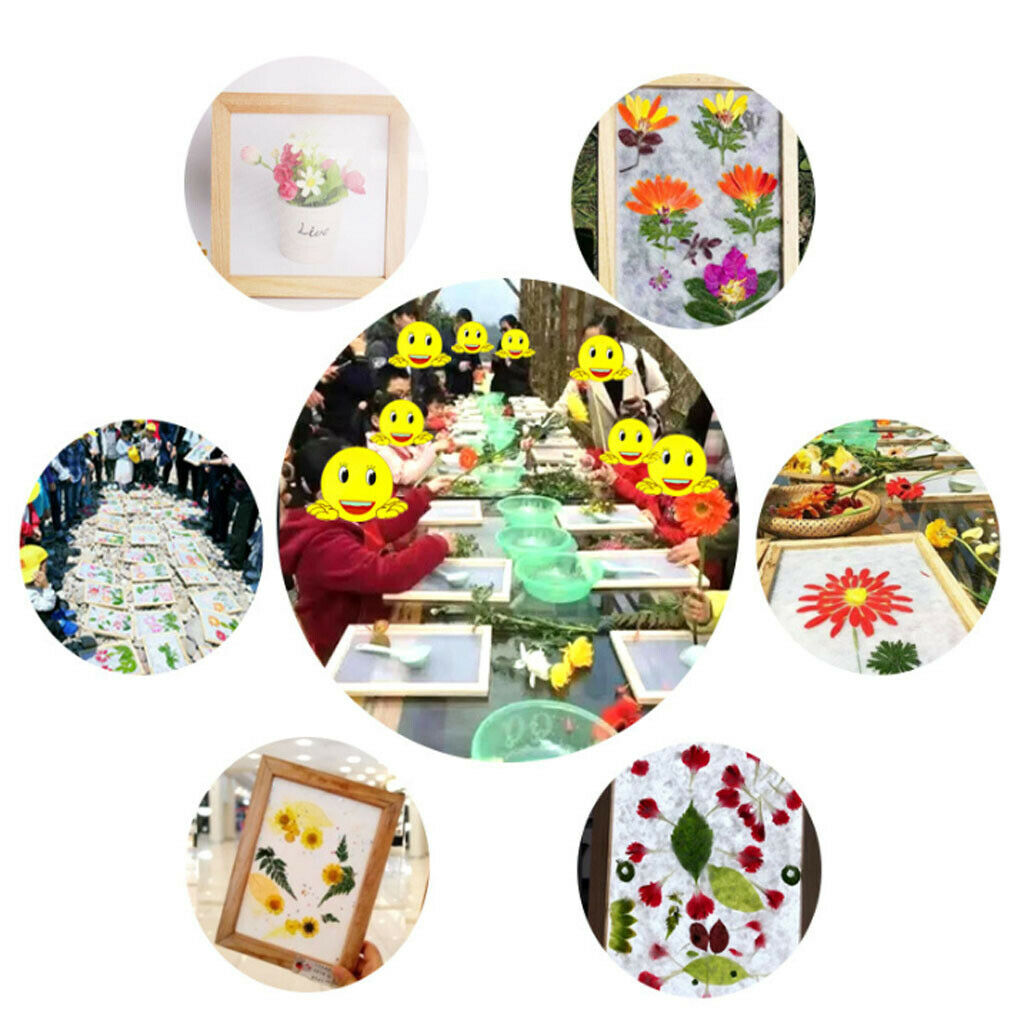 Pack of 2 Ancient Paper Making Molds Frame Screen Paper Crafts Gift for Kids