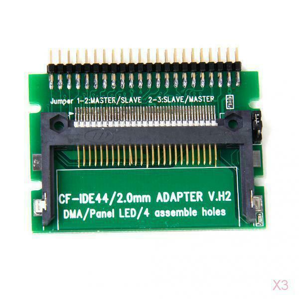 3x Laptop PC 2.5" 44-Pin Male IDE HDD To CF