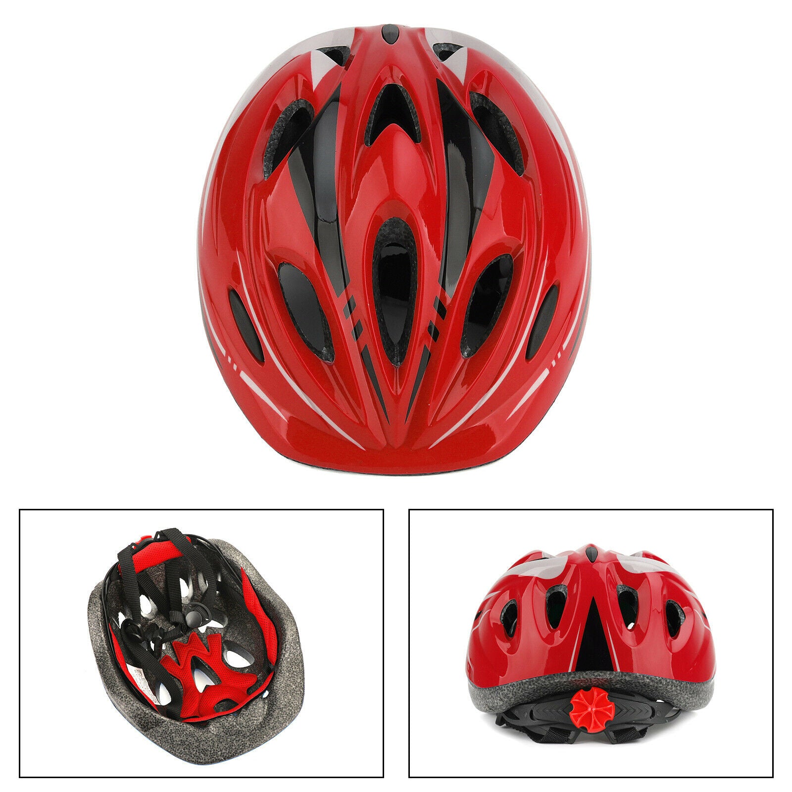 Kids Safety HelmetBike Bicycle Skating Scooter Protective Helmet Red B5