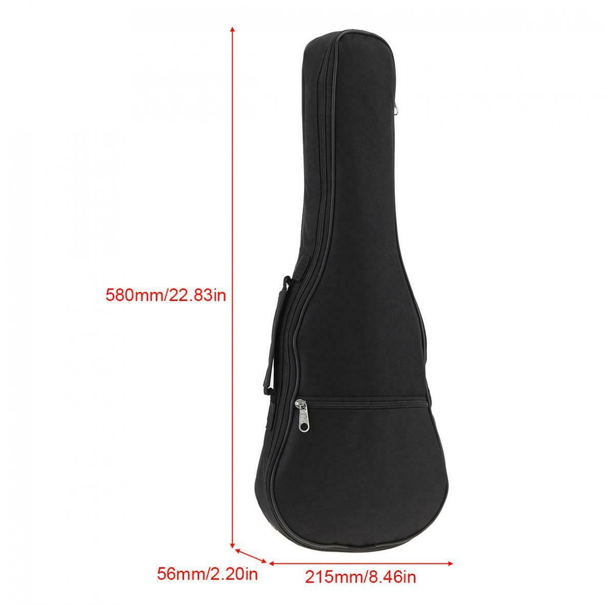 21'' Ukulele Bag Portable Cotton Sponge Soft Case Gig Bag Hawaii Guitar Backpack