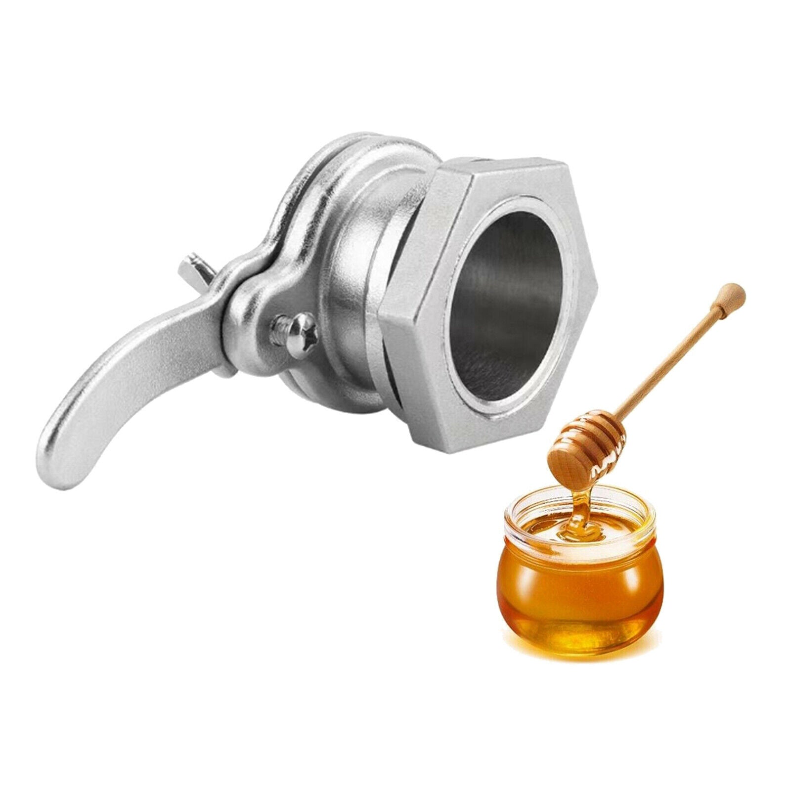 Food Grade Stainless Steel Honey Gate Valve Honey Extractor Beekeeping Tool