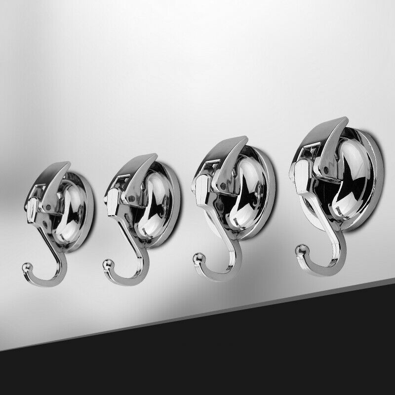 2Pcs Towel Hook With Suction Cup Holder Bathroom Kitchen Hanger Heavy Duty HN US