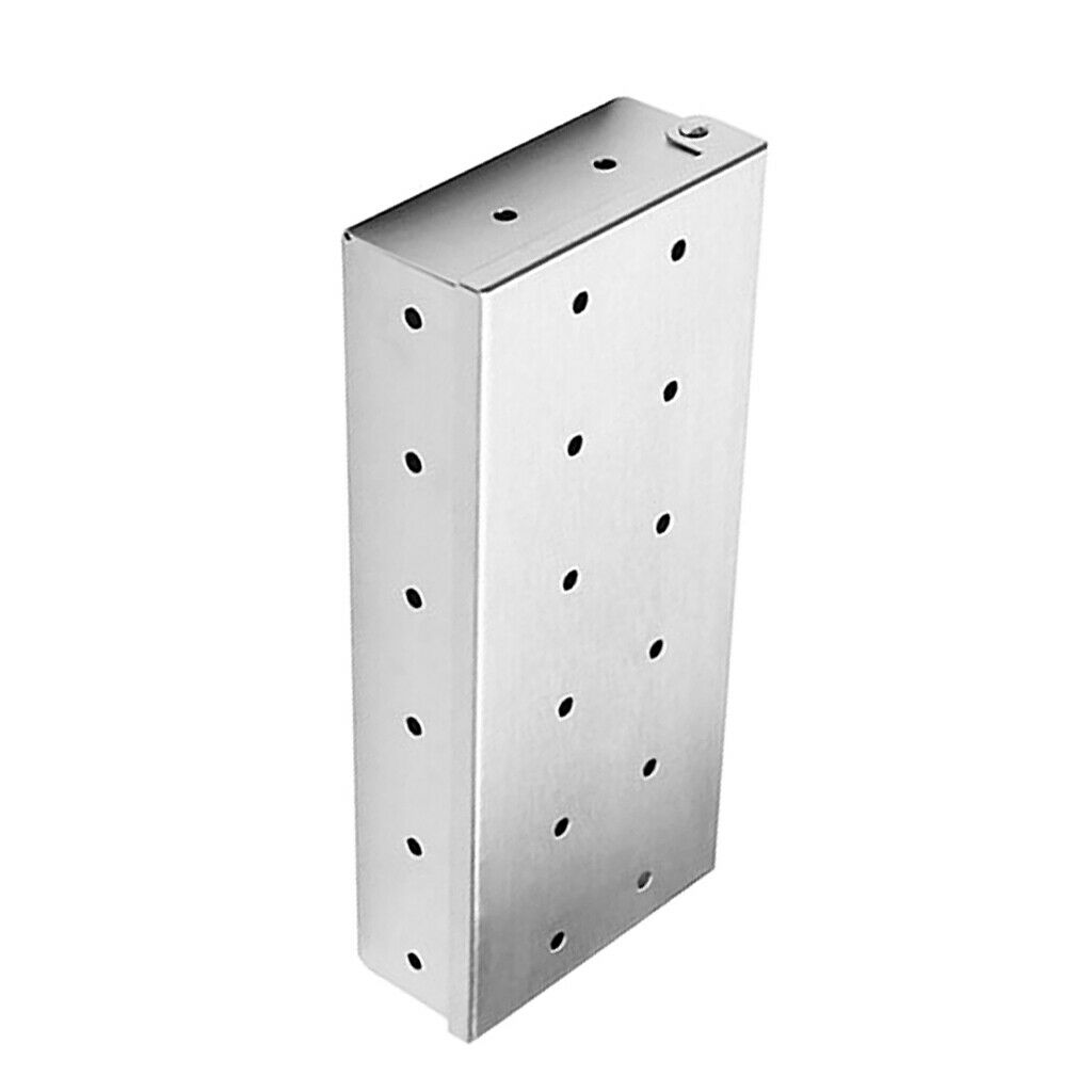 Stainless Steel Meat Smoking Barbecue Smoker Box for Wood Chips