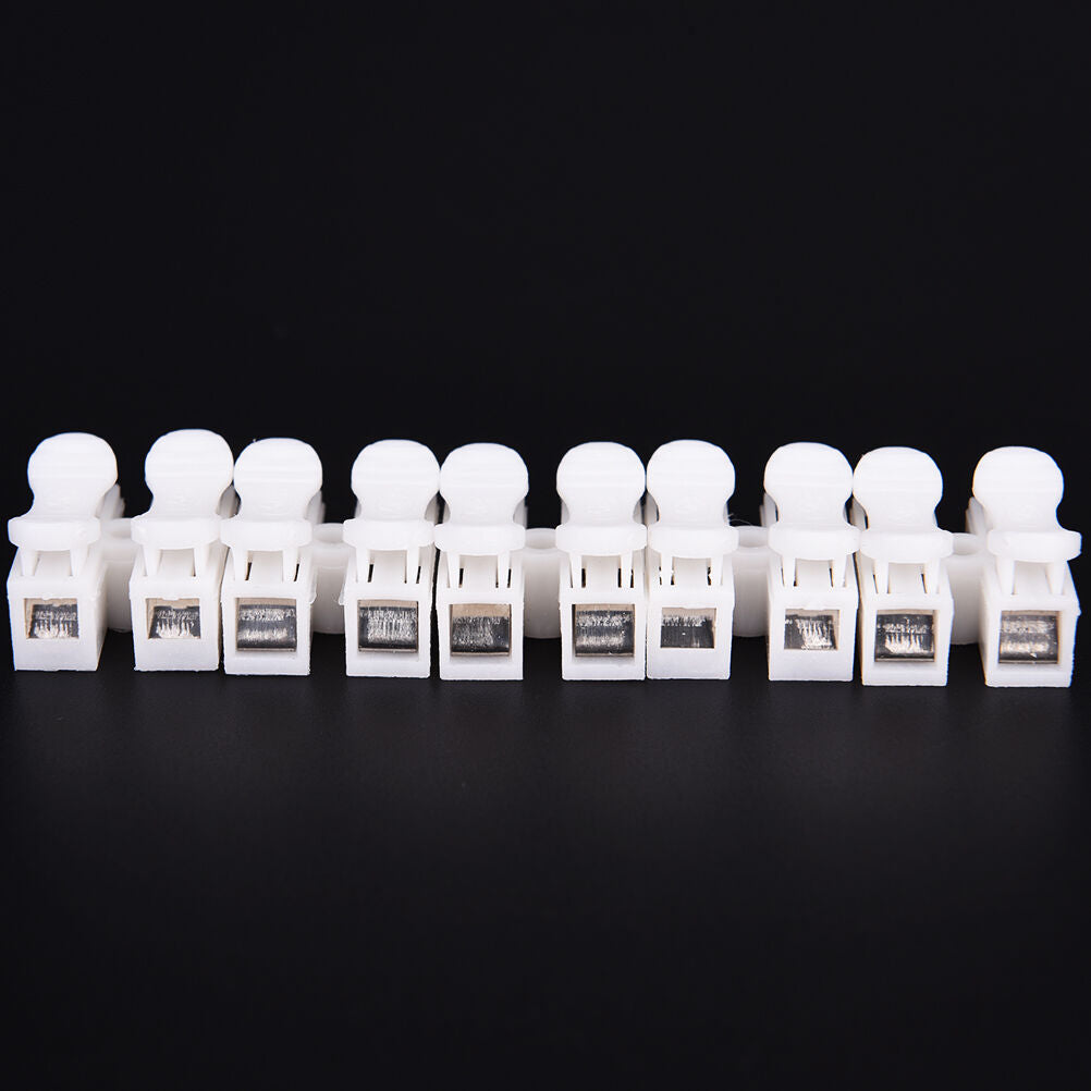 10 x Electrical Cable Connectors Quick Splice Lock Wire Terminals Self Lo.l8