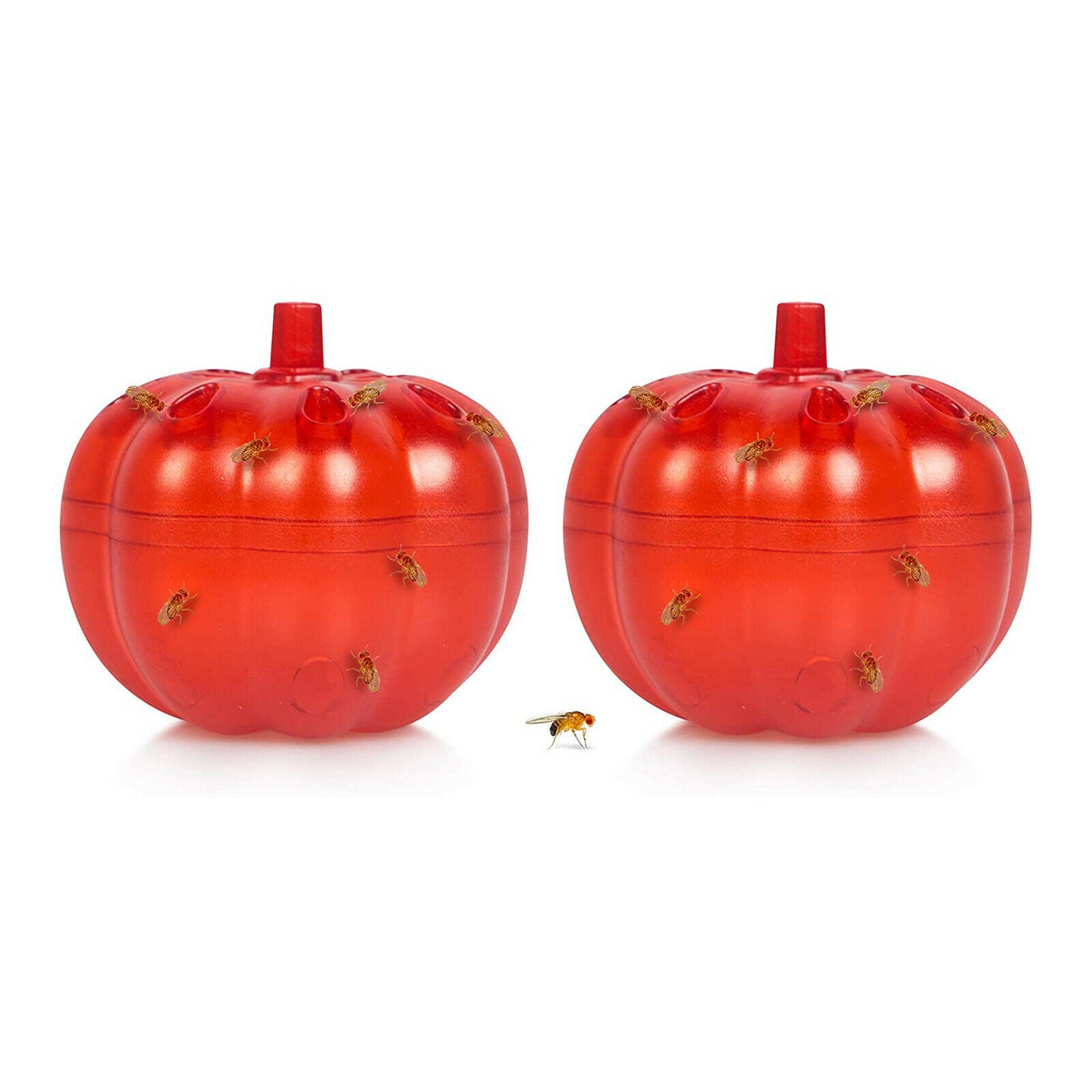 2pcs Pumpkin Gnat Killer Reusable Fruit Fly Trap Home Kichen Accessory