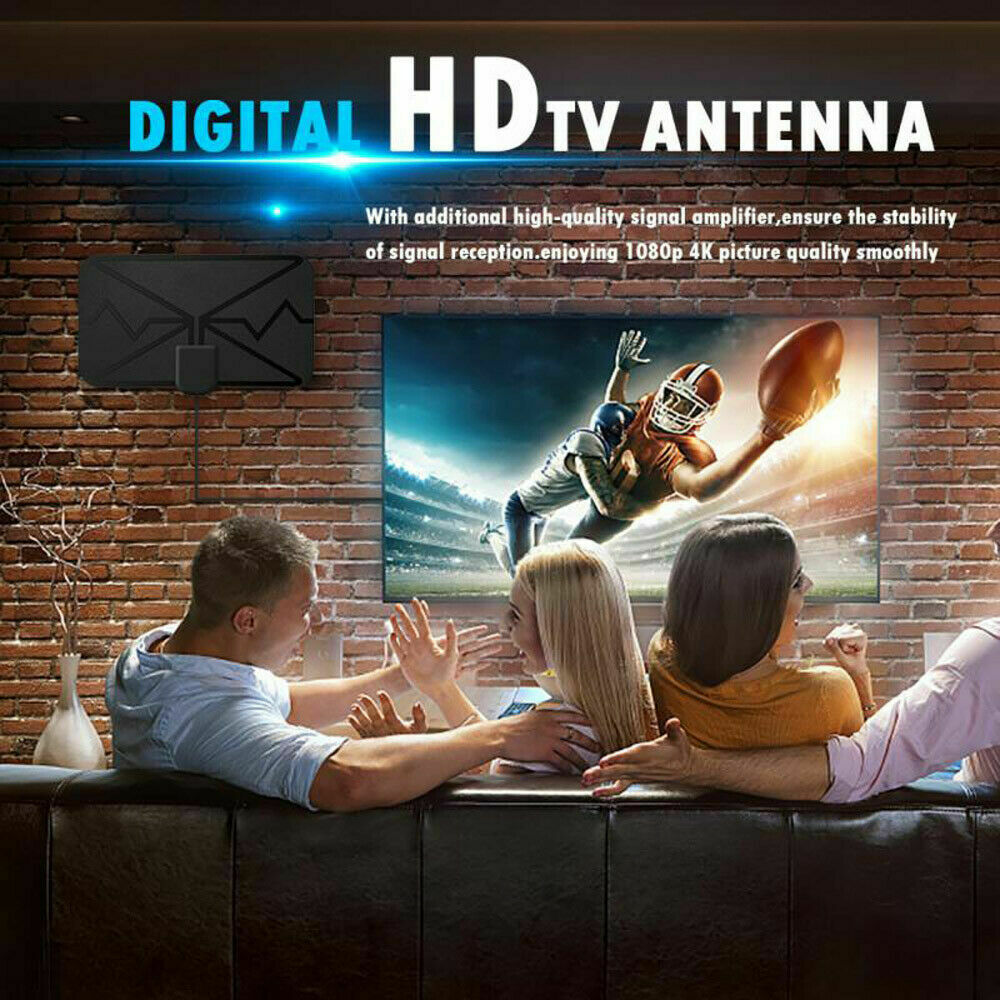 Newest 3600 Miles TV Antenna Upgraded HDTV Indoor Digital Amplified 4K 1080P