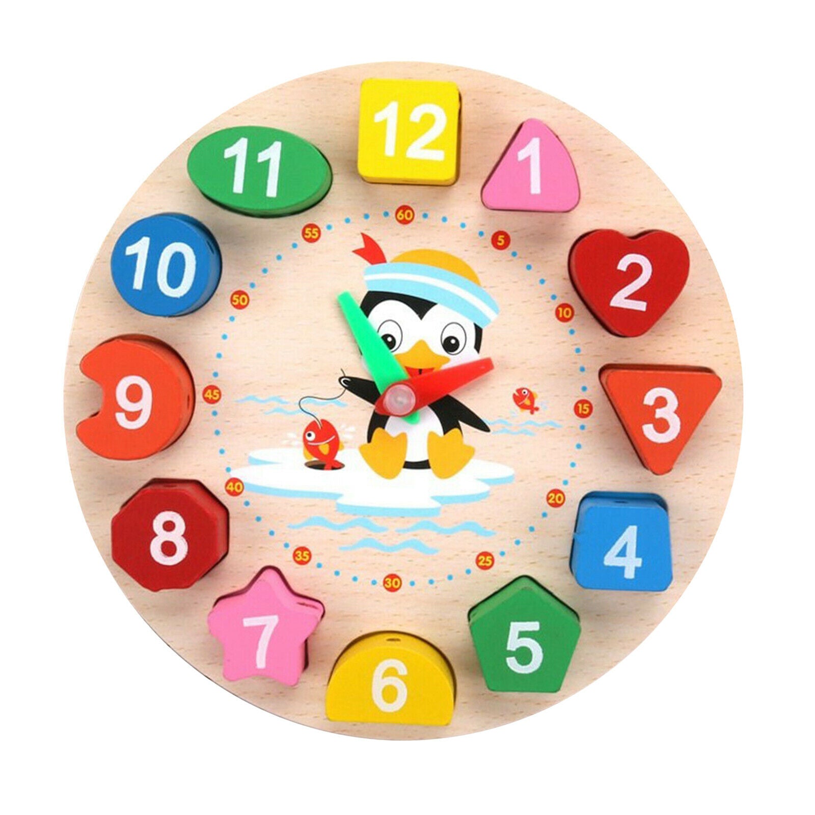 Wooden Puzzle Toys Puzzle Toys Clock Shape