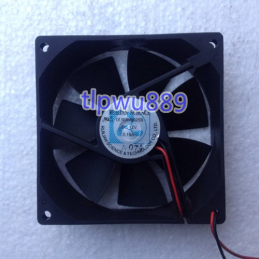 1pcs For RUILIAN SCIENCE  RDM9025S 12V 0.19A 90*25MM 2-wire fan@tlp