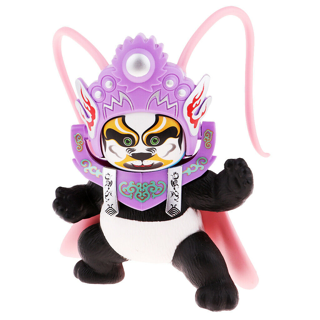 China Culture Nation Creative Chinese Opera Face Change Panda Pink