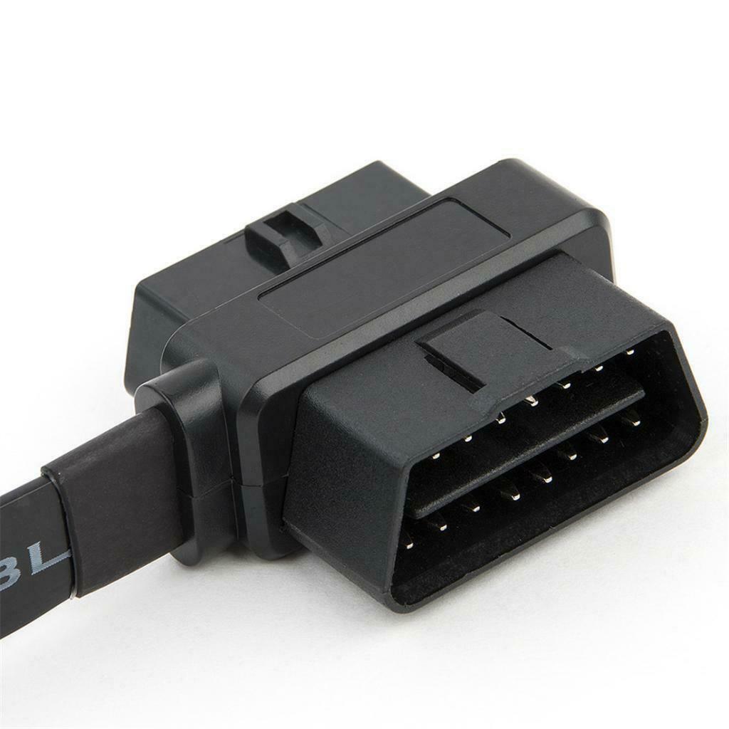 2pc ODB II ODB2 16 Pin Splitter 1x Male To 2x Female Extension Cable Adapter