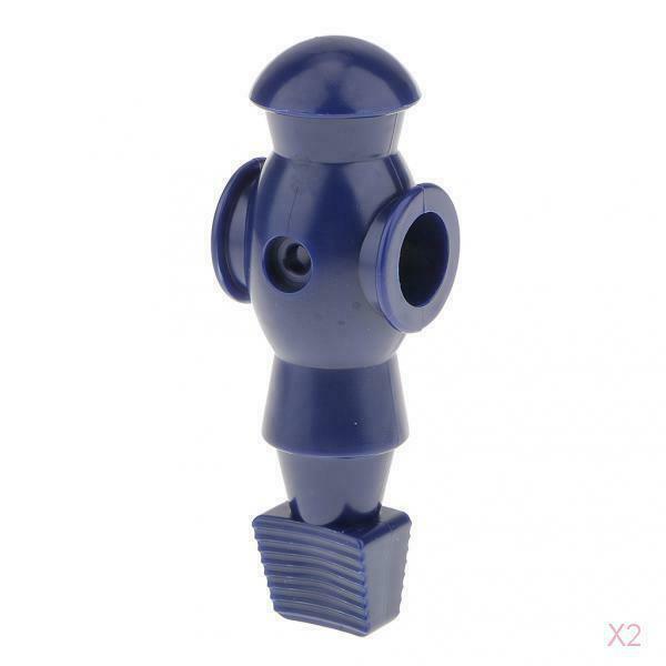 2x Foosball Table Football Soccer Man Guy Tournament Player Replacement Blue