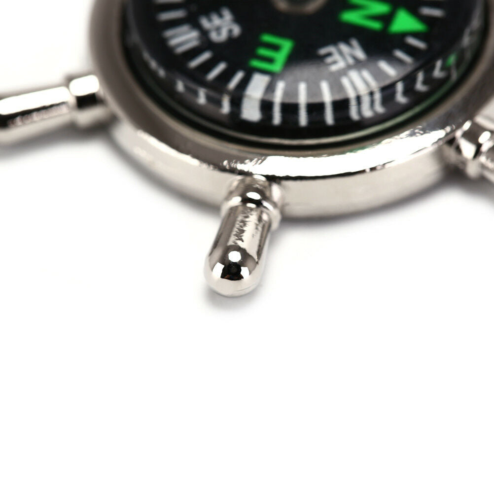 Compass Rudder Key Chain Glossy Alloy Keychain Keyrings Gifts S3.l8