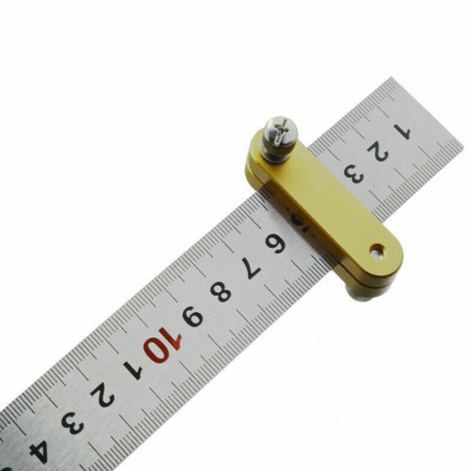 300mm Stainless Steel Locator Scriber Ruler Metal Metric Scribing Straight Wood