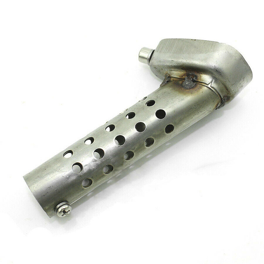 Stainless Steel Exhaust Pipe Silencer Muffler 127mm Length Universal Motorcycle