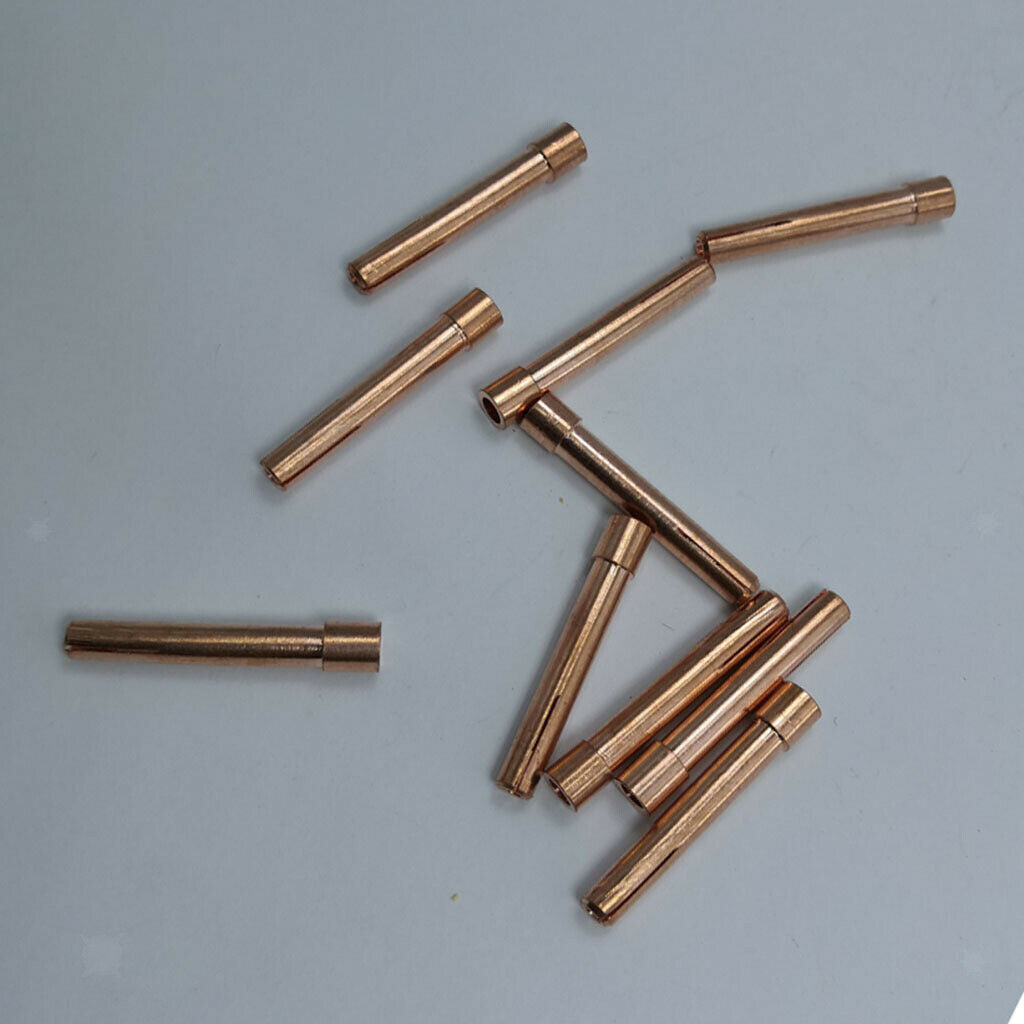 10pcs Brass 2.4mm TIG Collet Tips For QQ150 WP9 18 26 TIG Welding Torch