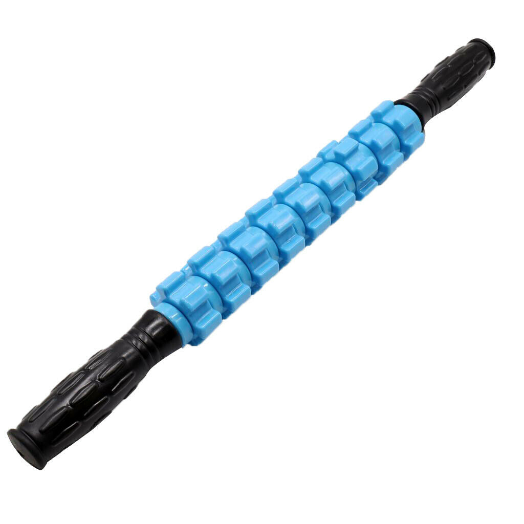 Handheld Massage Roller Stick Full Body Deep Tissue Massage Tool Blue