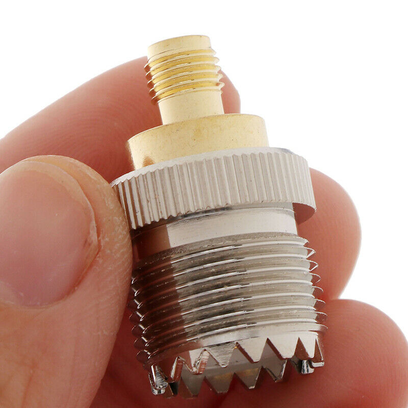 1Pc M Type Female SL16-K/SMA-K to SO-239 PL259 Female RF Adapter Connector xJSJ