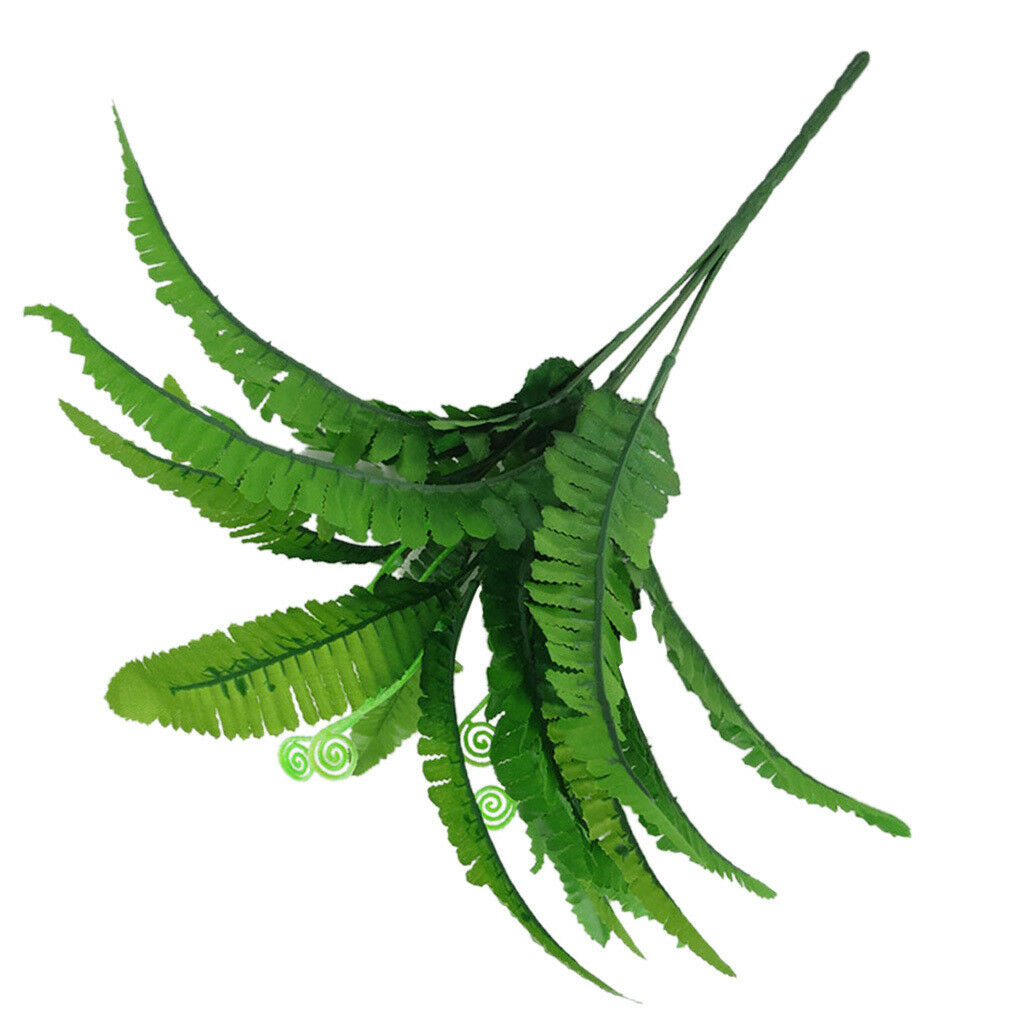 Wall Hanging Artificial Plastic Fern Leaf Garland Wedding Floral Decor b