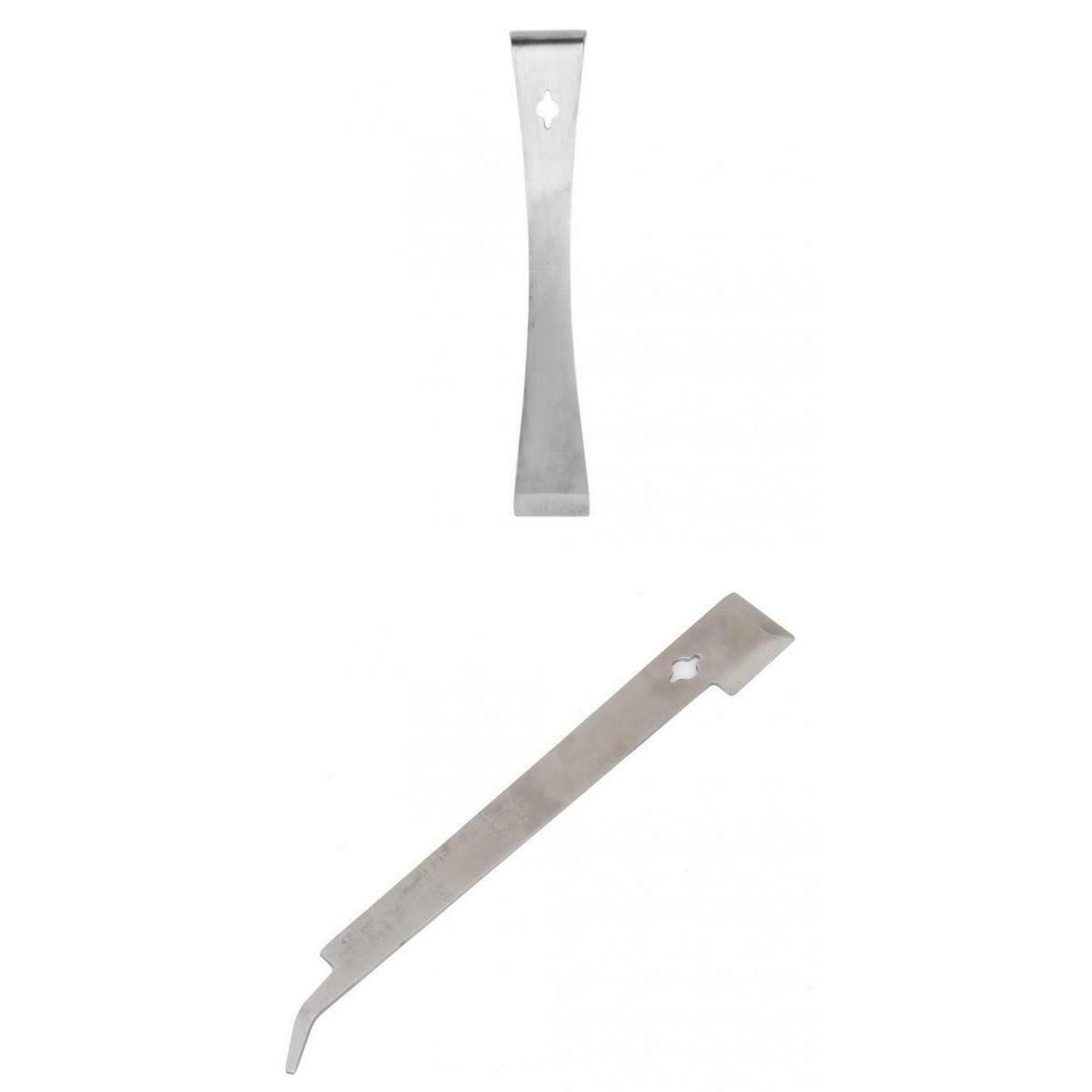 2Pcs Beekeepers Beekeeping Stainless Steel Hook Hive Tool Extracting Scraper New