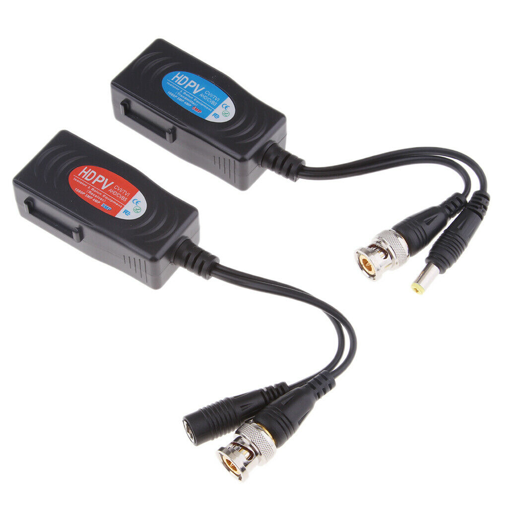 2Piece HD Video Audio Power Balun Transmitter/Transceiver