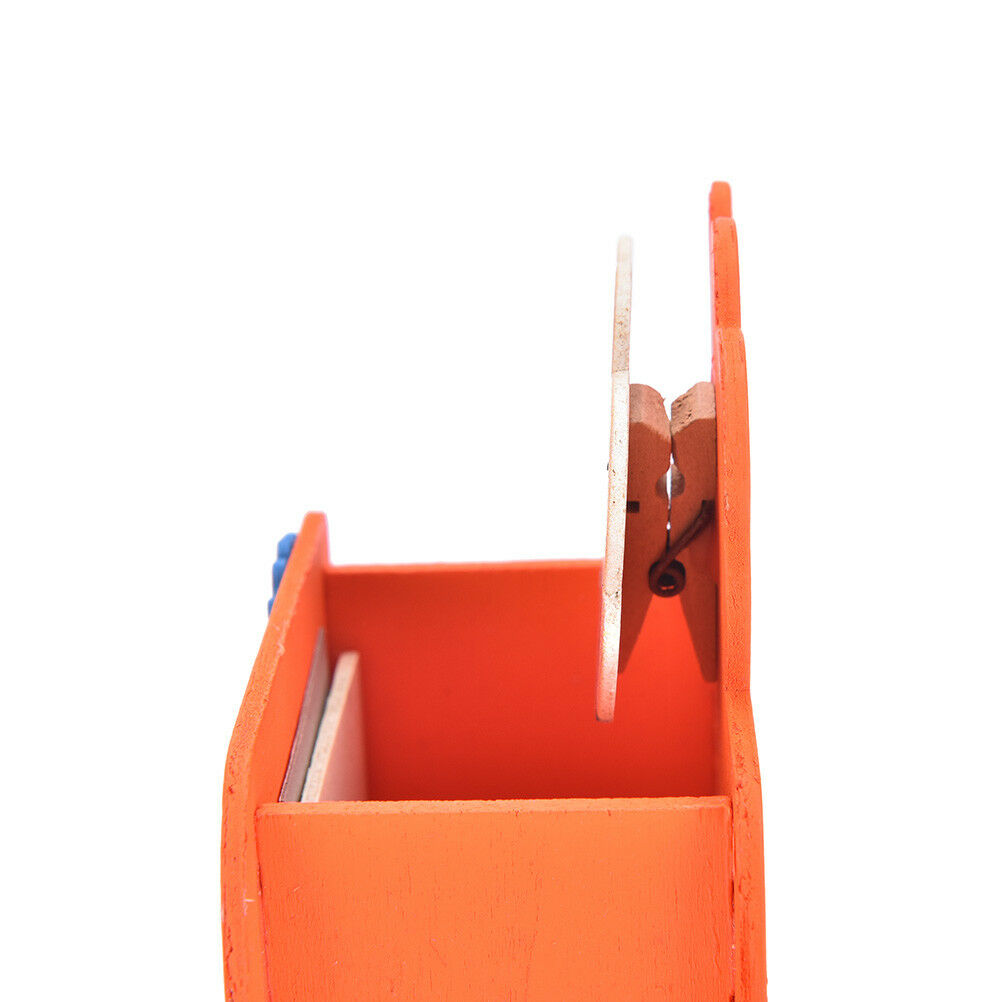 Cute Wooden Pen Pencil Holder Stationery Organizer Storage Office Contain WF