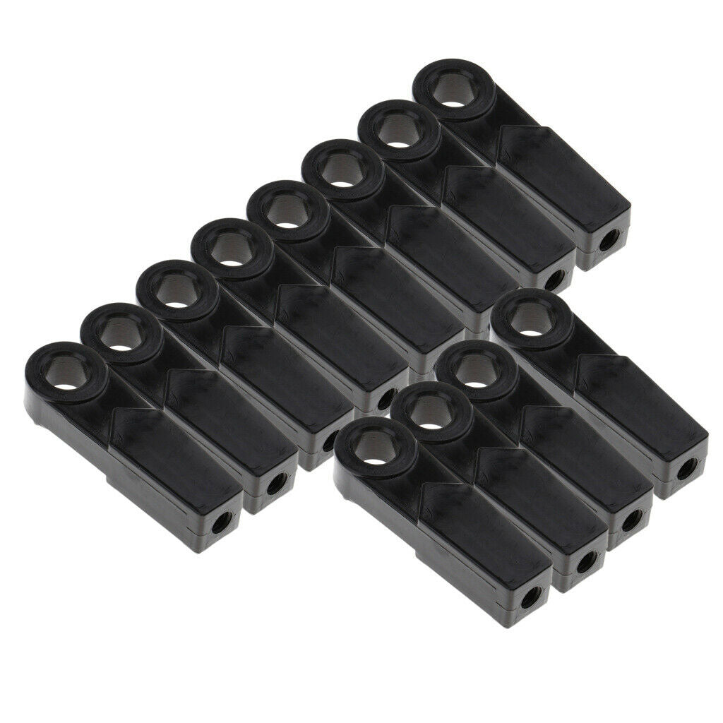 12x #663-48344-00-00 Heavy-duty Black Nylon Cable Cord End For Yamaha Engine