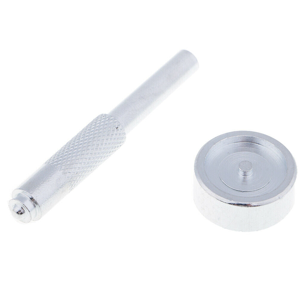 6 Sets of 15mm Snap Fastener Poppers Snap Fastener W / Fixing Tool Sewing