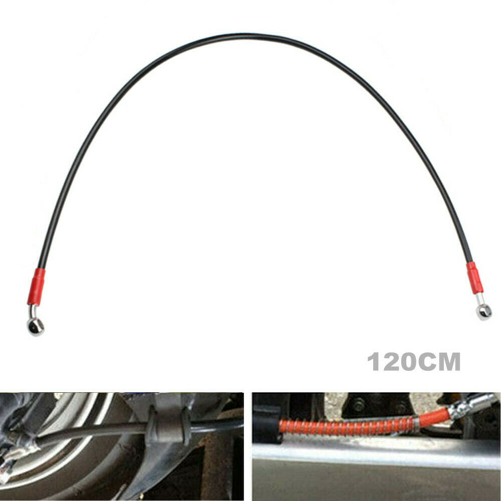 120cm Motorcycle Hydraulic Brake Oil Hose Line Pipe Fitting for Pit Dirt Bike