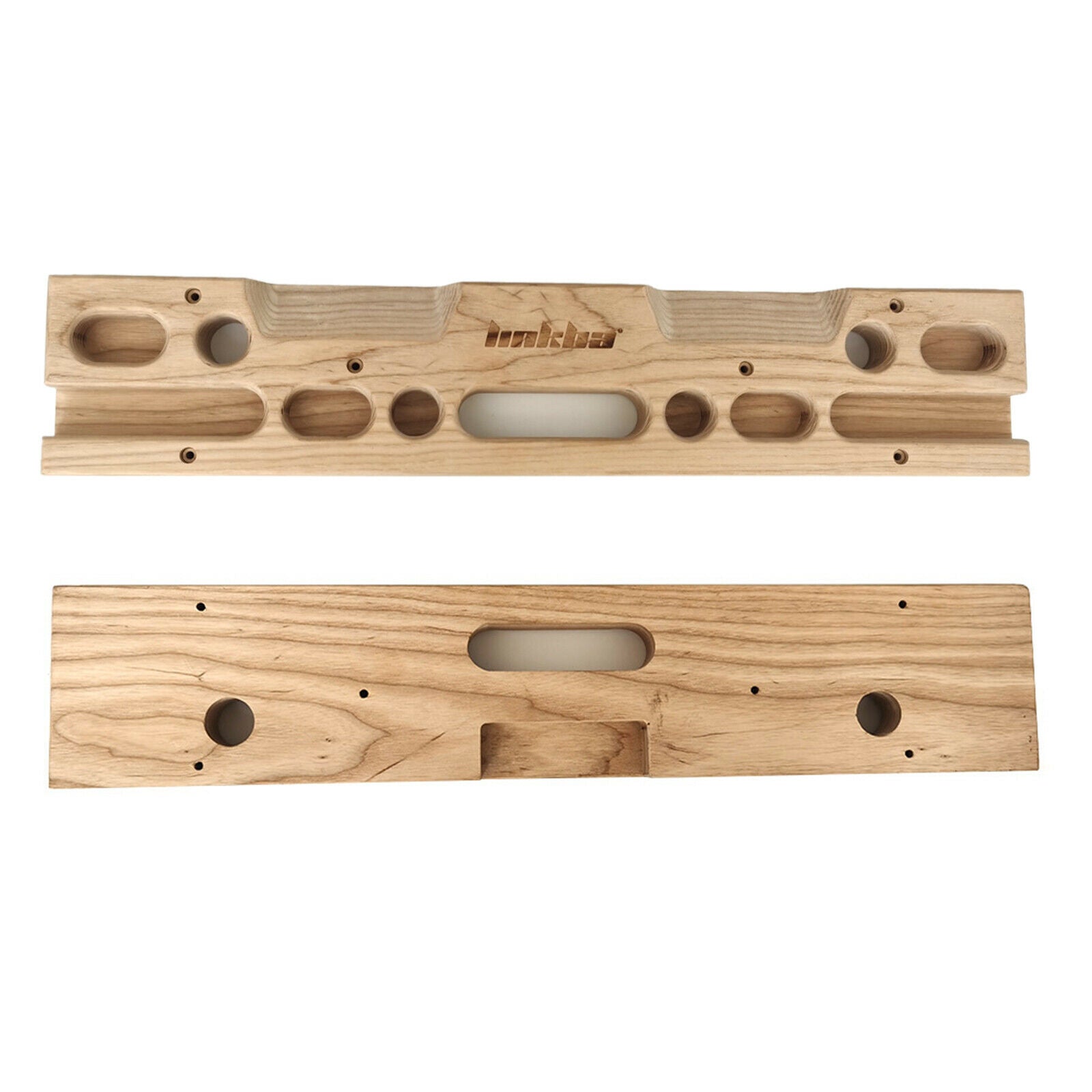 Wooden Climbing Hangboard Jugs Fingerboard Fingers Wrist Pinch Grip Gripper