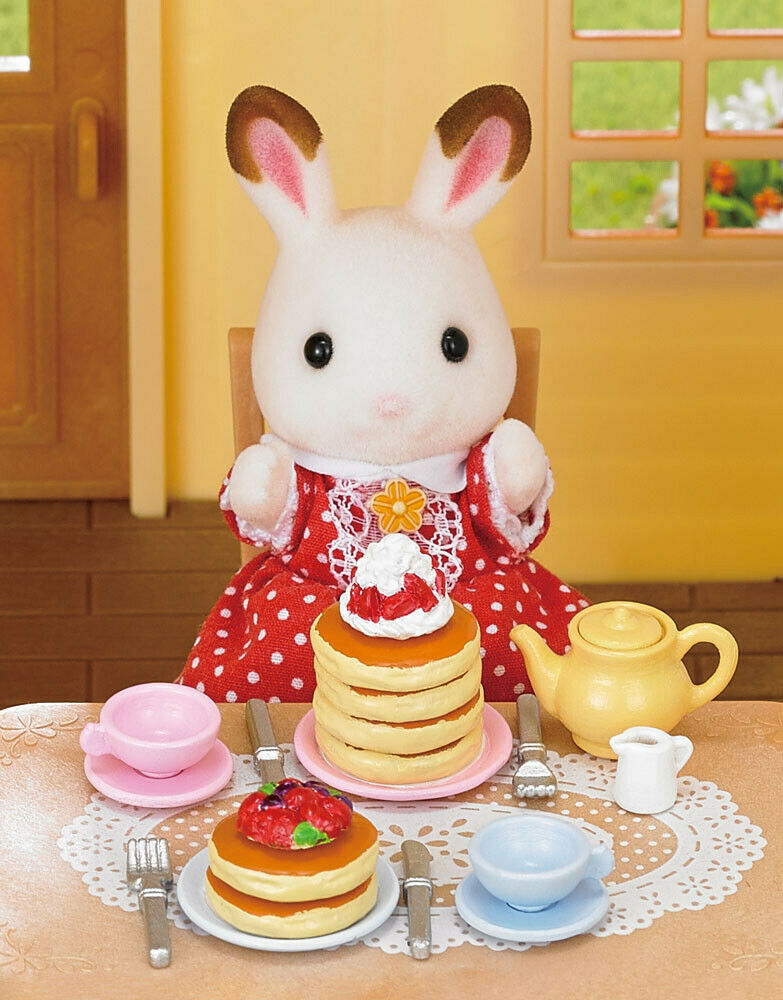 New! 5225 Sylvanian Families Homemade Pancake Set Over 25 Pcs Children Girls 3+