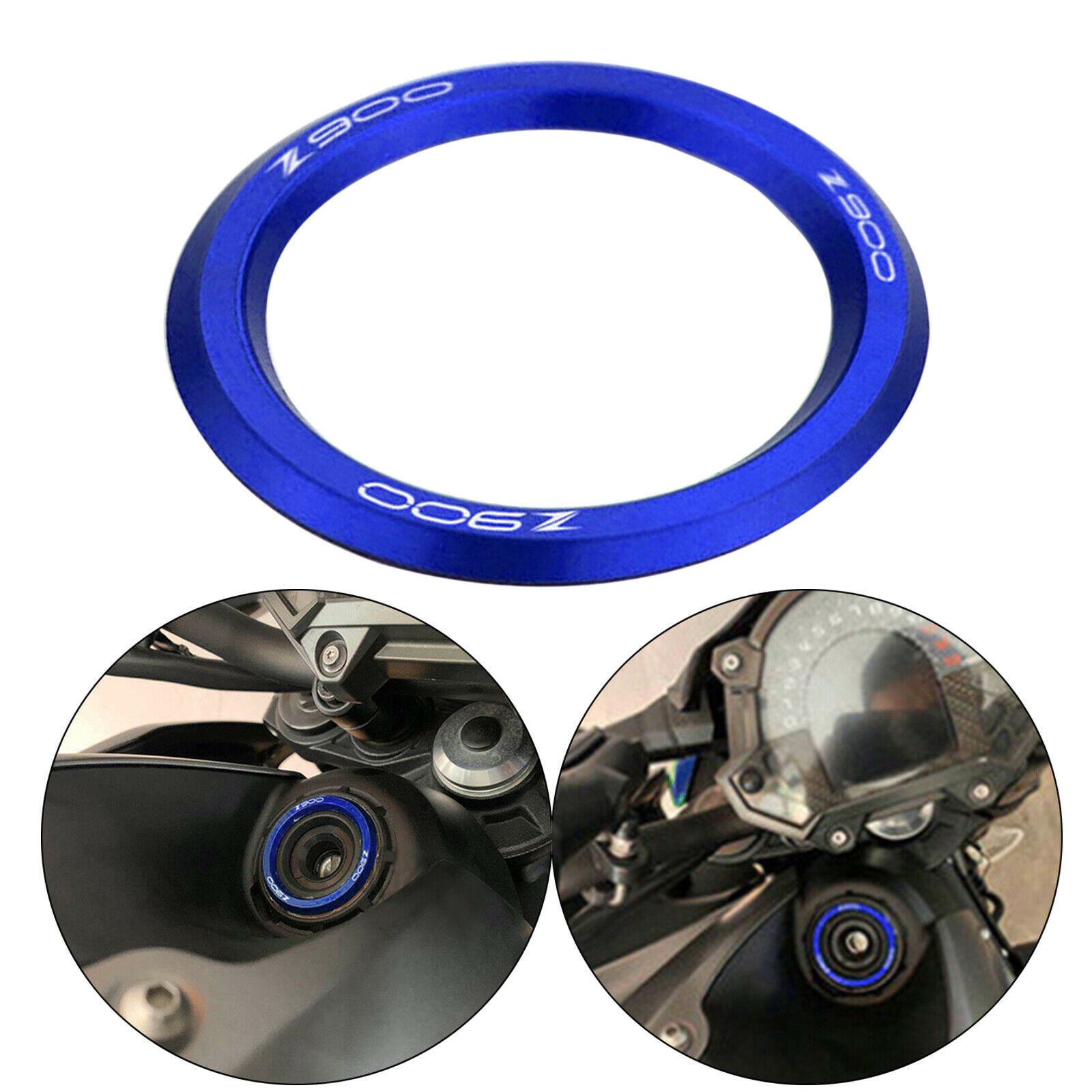 Ignition Key Cover Switch Cover Parts for Kawasaki Z900 Z900RS Throttle Blue