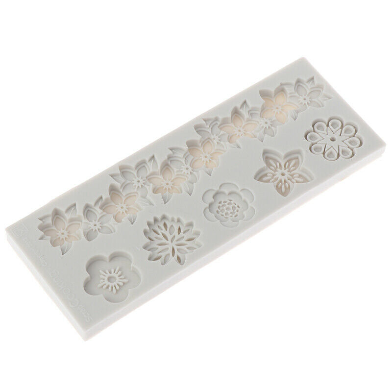 Flowers a variety of silicone mold Cake Chocolate Mold Cake Decorating Tool_DD