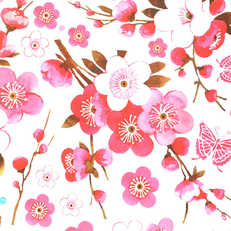 Sakura Flowers Wall Stickers Living Bedroom Decorations DIY Home Dec abJ NLJ SJ