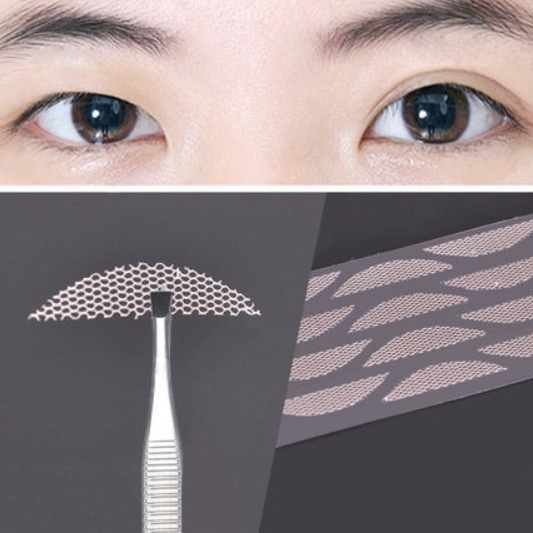 120 pcs Lace Double Eyelid Tape Fiber Invisible Eyelid Lifting No Glue Include
