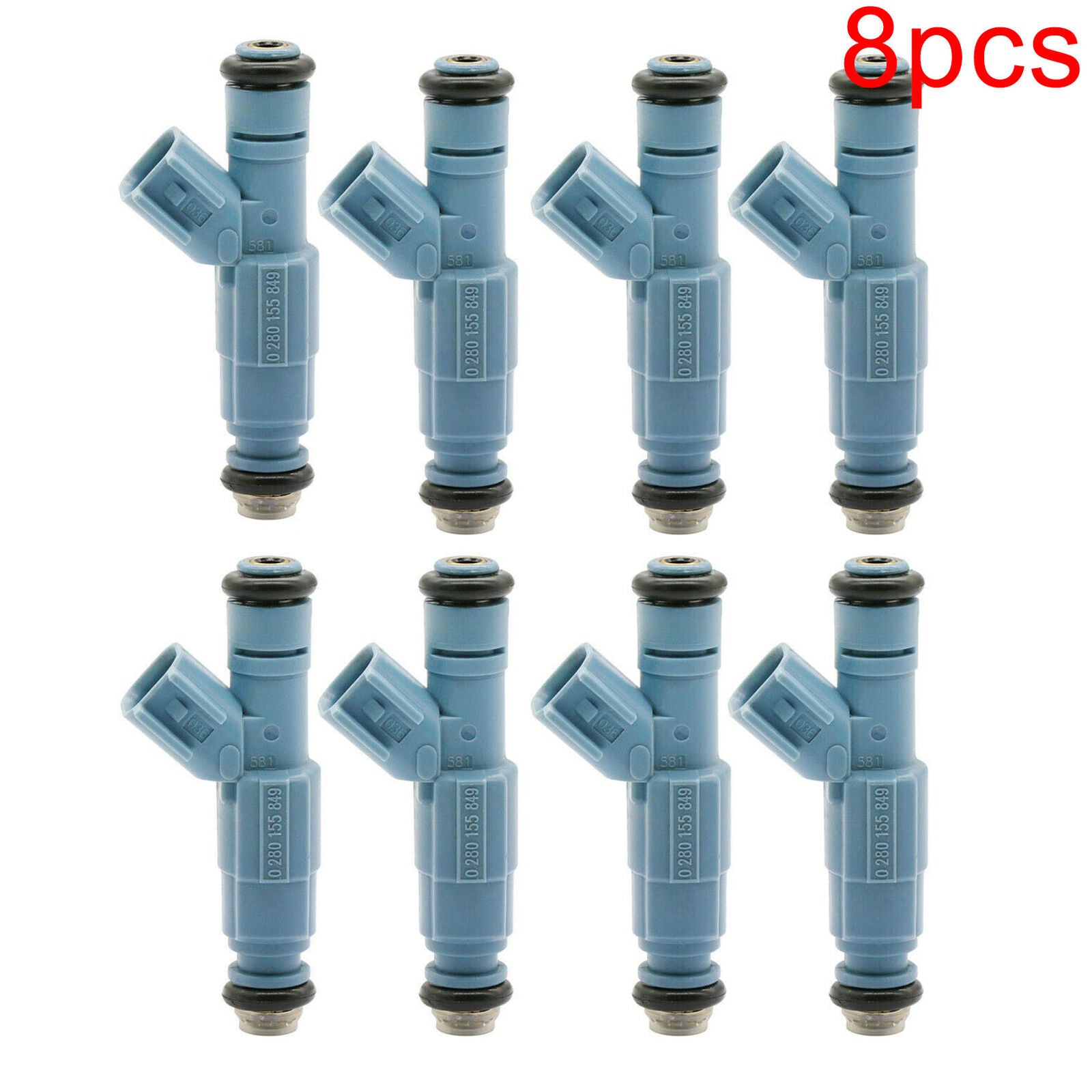 8x New Fuel Injectors For Dodge Chrysler 4.7L V8 upgrade 4 Nozzle 0280155849