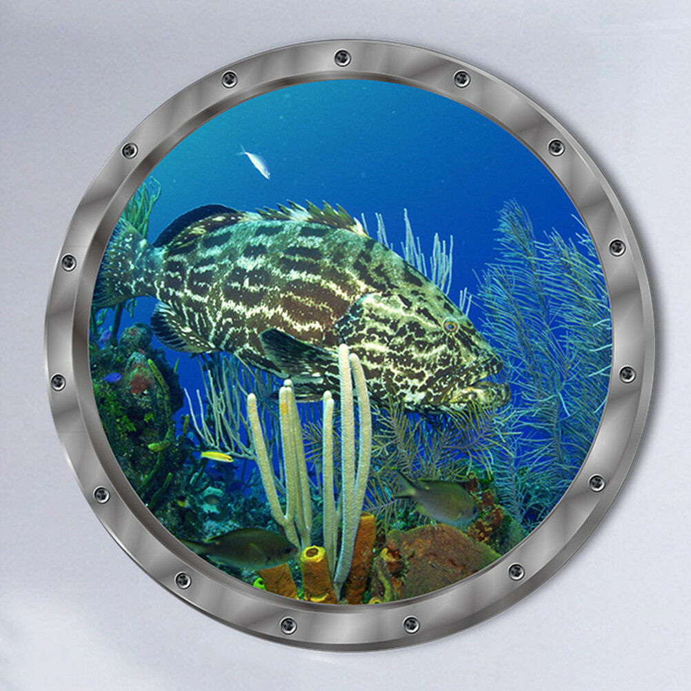 Clownfish Wall Stickers Waterproof  Decals Vinyl Mural Room Dec.l8