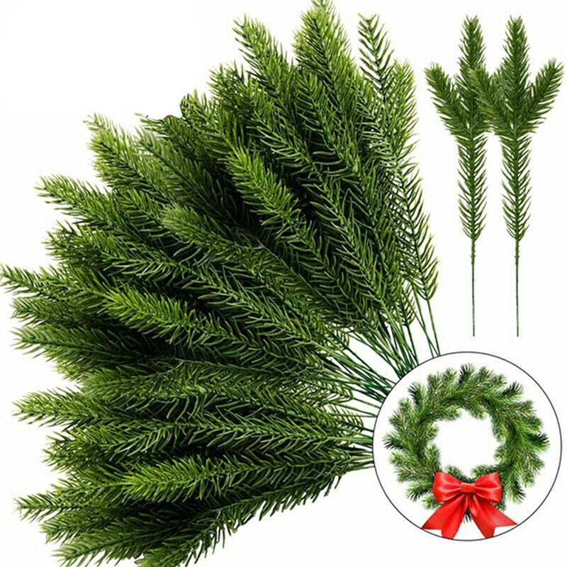 Flone Artificial Pine Needles Simulation Plant Christmas Trees Decoration.l8