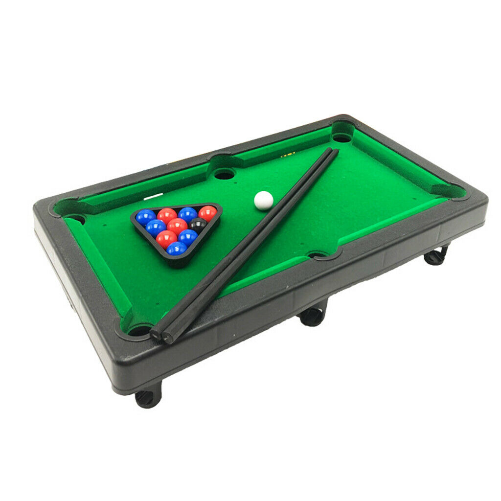 Mini Tabletop Pool Set Mini Tabletop Billiards School Indoor Junior Gift