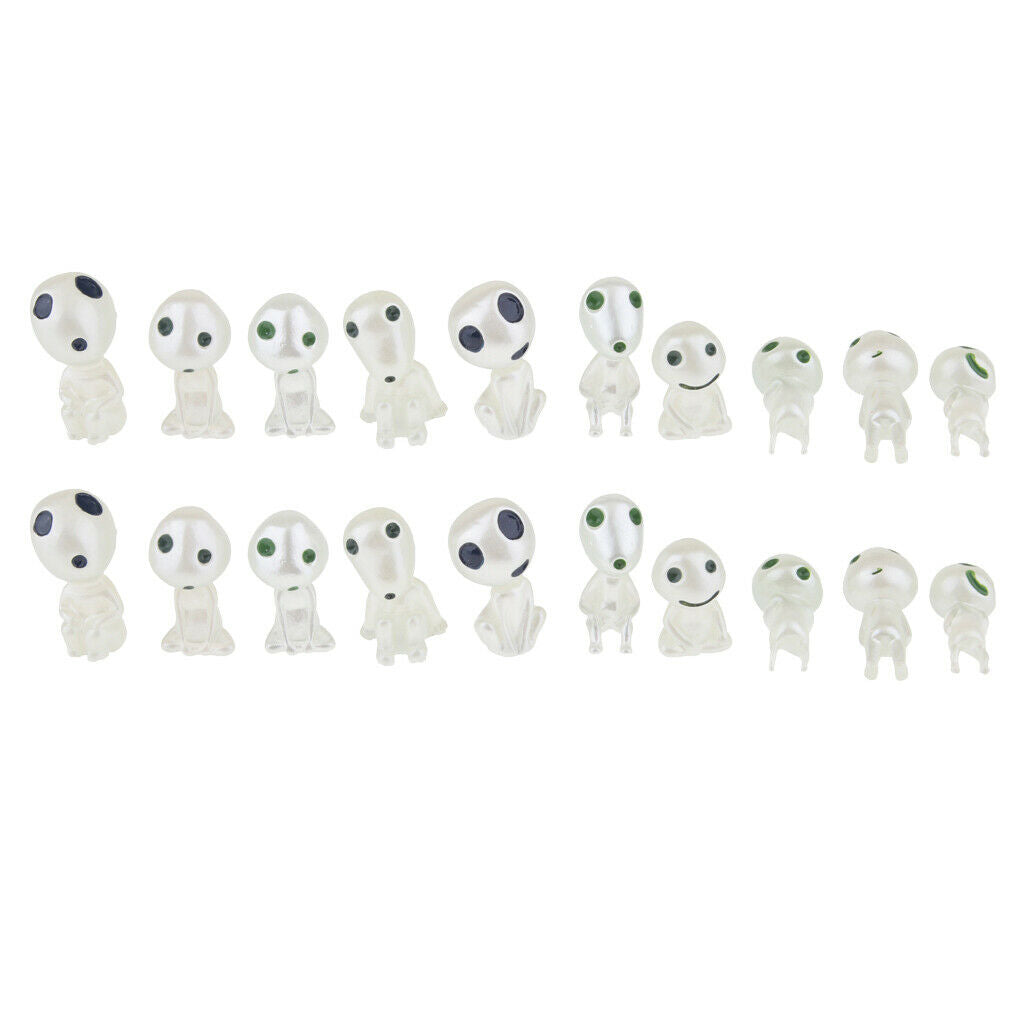 20 Pieces Cartoon Character Tree Elf Toys for Home Bonsai Garden