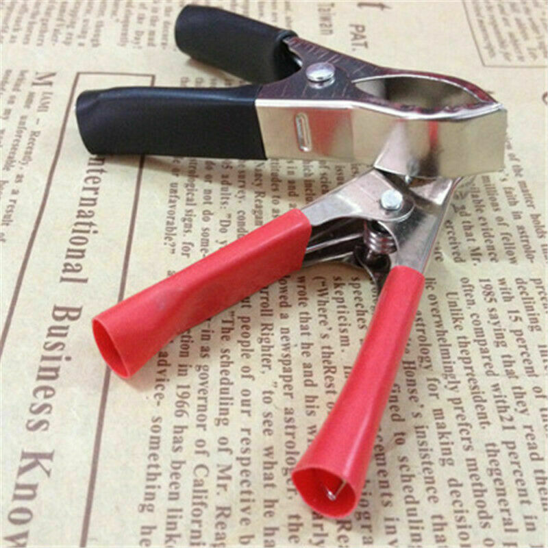 4Pcs 30A Insulated Test Clips Business Industrial Supply Cable Wire Clamp