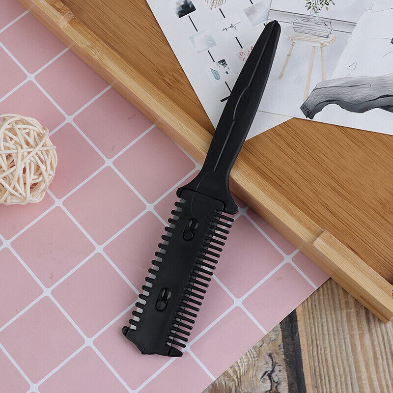 Barber Hair Comb Scissor Tools Bangs Brush Hairdressing Trimmers Thinni.l8